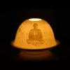 Esoterika - Illuminazione in porcellana Buddha -- 11.5x7.8 cm