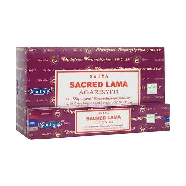 Esoterika - Incenso Satya Agarbatti Sacred Lama -- Box 12 confezioni