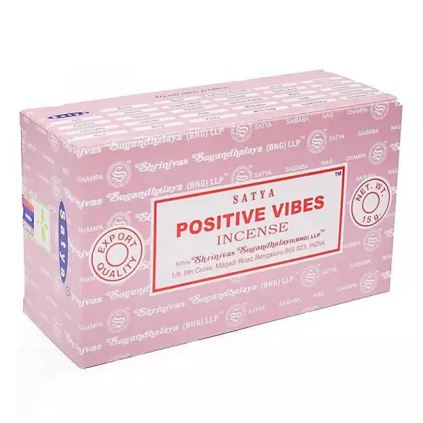 Esoterika - Incenso Satya Positive Vibes --box 12 confezioni