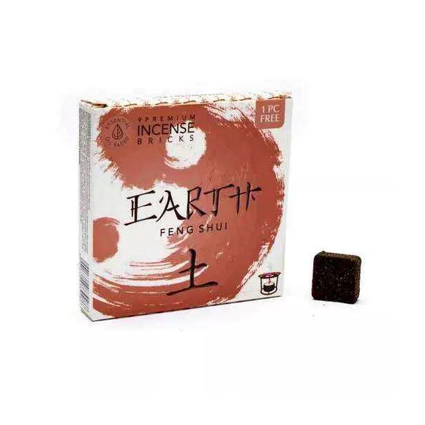 Esoterika - Mattoni di incenso Aromafume Feng Shui Terra -- 40 g