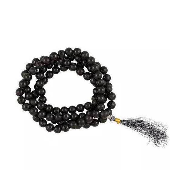 Esoterika - Mala Agata nera 108 perle -- 0.8 cm