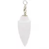 Esoterika - Pendolo Selenite Con Catenella Dei Chakra - 22 G- 4 Cm