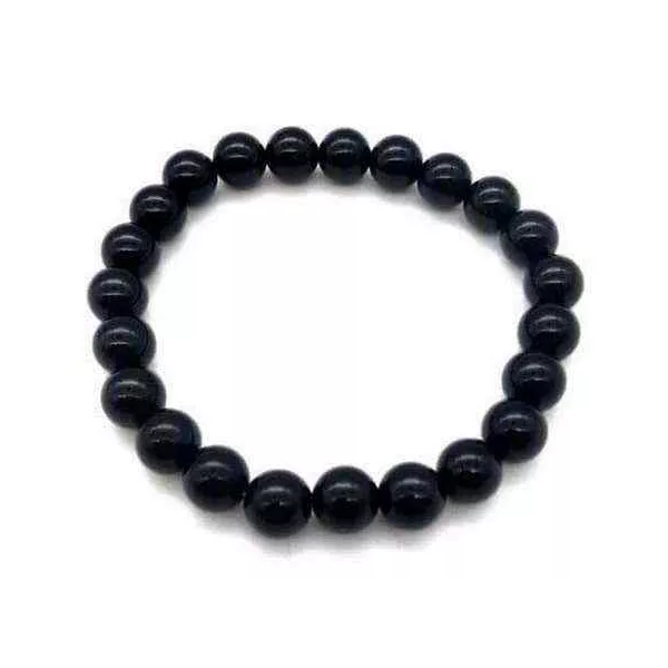 Esoterika - Bracciale Onice Nero perle 6mm