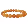 Esoterika - Bracciale Avventurina Arancio perline 8mm