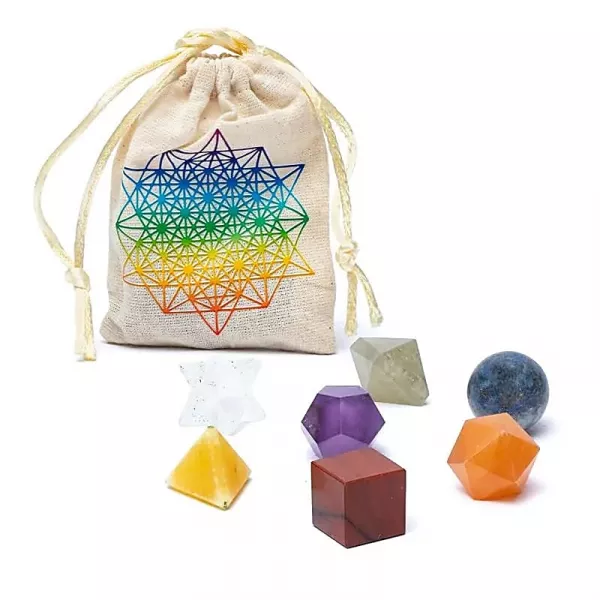 Esoterika - Set 7 pz Geometria sacra 7 Chakra