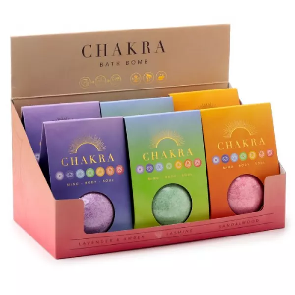 Esoterika - Sali- bombe da bagno chakra confezione regalo