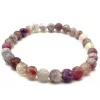 Esoterika - Bracciale Tormalina Multicolore Perle 6mm